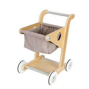 Due In Stock October 2022: Wooden Toy Shopping Trolley