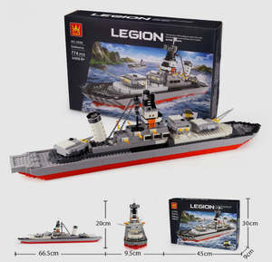 Due In Stock October 2022: Building Block Battleship