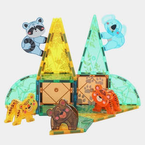 Due Late August Early September 2023: Magnetic Tiles Jungle Animals 56 Piece Set