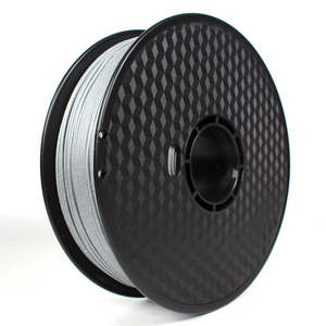 3d Printer Filament: PLA Pro 3D Printer Filament Silver with White Glitter