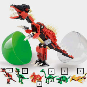 Building Block Dinosaur Eggs