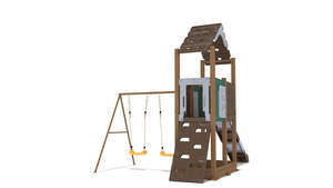 Xtreme Play Outdoor Range: Xtreme Swing Slide Fort 04