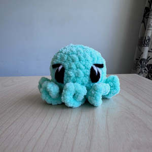 Gift Ideas 10 And Under: Hand Crocheted Mini Octopus pale green