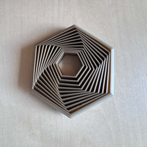 3D Printed Hexagon Fidget.