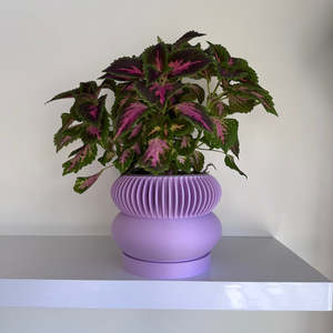 Elomi Planter Pot - matte pastel purple (plant not included)