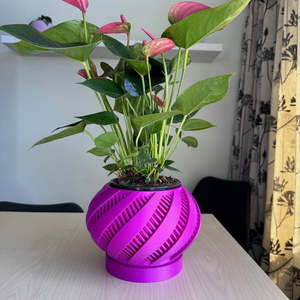 Krato Planter Pot Purple