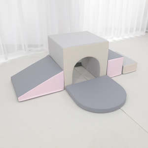 Soft Play Full Foam Series: Soft Play Block Tunnel 1 Pink - last one ex Showroom discounted