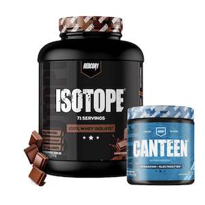Post Workout: Redcon Isolate 5lb + Canteen Hydration