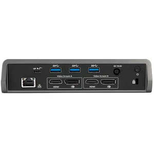 Docking Station: Targus DOCK 180 USB-C & USB 3.0 Dual 4K Docking Station with 60w Power Delivery refurbished