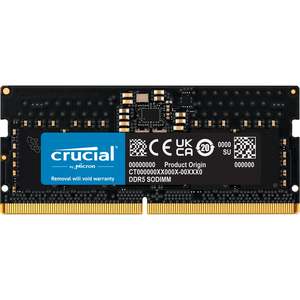 Pc Parts: Crucial 32GB DDR5 Laptop RAM SODIMM - 5600MT/s - CL46