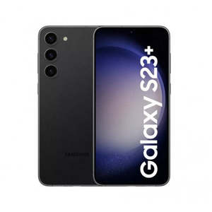 Refurbished Smartphones: Samsung Galaxy S23 Plus 256GB / 8GB Phantom Black — Excellent Grade — frame scratches — Refurbished