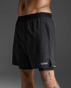 Men Compression: Aero 2-In-1 7" Shorts