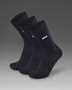 Cotton Crew Socks 3 Pack