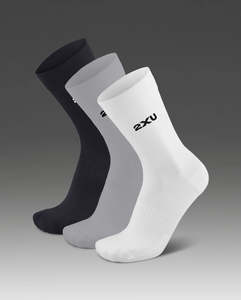 Cotton Crew Socks 3 Pack