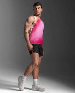 Men Tops: Light Speed React Singlet