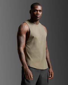 Mens Running Singlets And Tanks: Motion Cotton Flex Tank