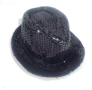 Shinning Hat Sequin Black
