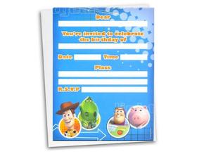 Toy Story Invitations