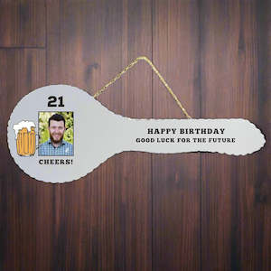 21st Mirrored Key - Beer Photo