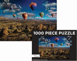 Kids Corner: Puzzle Landscape Hot Air Balloon