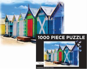 Kids Corner: Puzzle Landscape Beach Sheds