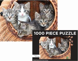 Kids Corner: Puzzle Landscape Kittens