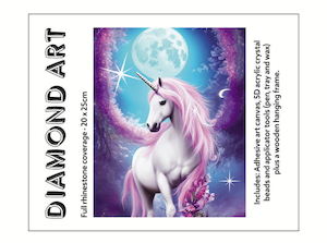 Diamond Art - UNICORN WITH FRAME