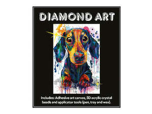Diamond Art: Diamond Art - COLORFUL DOG
