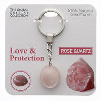 Gemstone Jewelry 1: Love & Protection Keyring natural gemstone