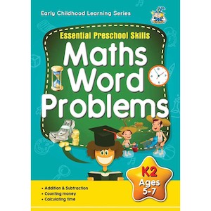 Kids: Activity Book 5-7yr Math Word Problems