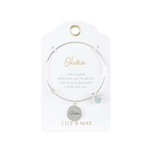 Olivia - L&M Personalised Bangle