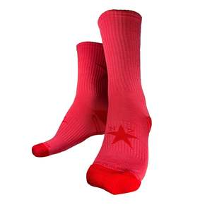 Yank Merino Crew Sock | Coral