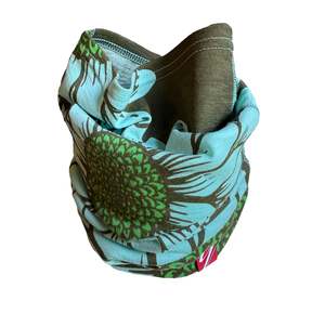 Flower Power Minty As Merino Scarf