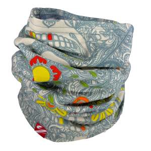 Neck Scarf Collection: Ivory Sugar Skull Merino Scarf