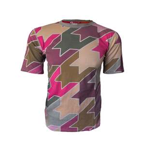 Made For Men: Men's Houndstooth Box Tee | Dusk Pink