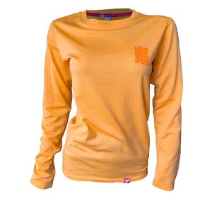 SECONDS Boyfriend Tee Long Sleeve  |  Egg Yolk