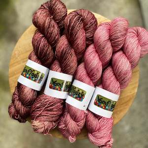 handdyed yarn: GO GO Dynamo MKAL Kit #2