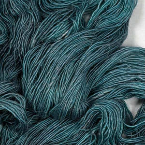 Merlin Merino Linen Fingering: Teal Estate ~ Merlin Fingering ~ Merino Linen singles