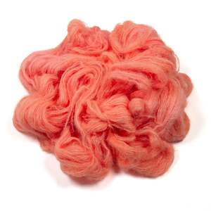 Silk: Coral Disco ~ Aura ~ Suri Silk Fluff
