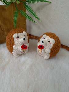 Hedgehog Keychain