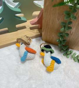 Creative Keychain: Marching Duck Key Charm