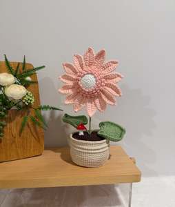 Sunflower & Mushroom Pot