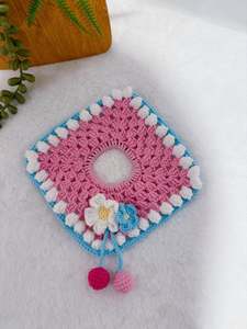 Warm Granny Square Scrunchies