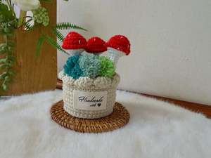 Forest Mushroom Pot Decoration