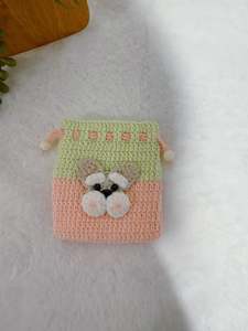 Crochet Bags: Schnauzer Mini Purse