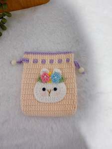 Floral Hairpin Bunny Mini Purse