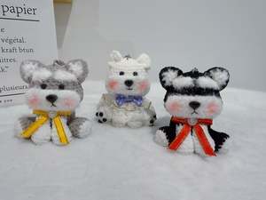 Crochet Decoration: Schnauzer Key Charm