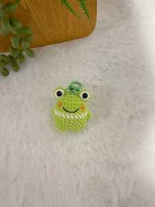 Mini Chubby Frog Key Charm