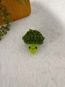 Crochet Decoration: Broccoli Key Charm