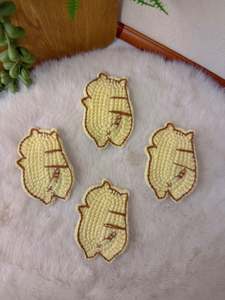 Crochet Hair Accessory: Lazy Cat Hair Clip